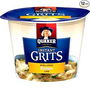 1 Cup Cooked Instant Flavored Grits (Fat Added in Cooking)