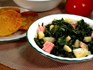 1 Cup Cooked Turnip Greens with Roots (from Canned, Fat Not Added in Cooking)