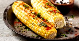 1 Cup Cooked Yellow and White Corn (from Fresh, Fat Not Added in Cooking)