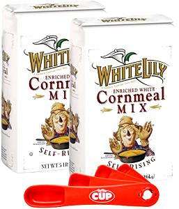 1 Cup Cornmeal, White, Enriched