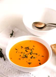 1 Cup Cream of Carrot Soup (Prepared with Milk)