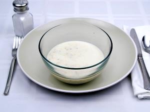 1 Cup Cream Of Shrimp (with Equal Volume Water, Canned)