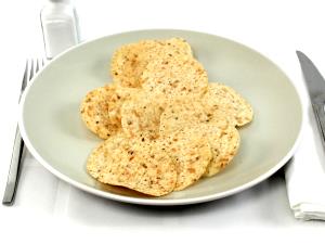 1 Cup Crushed Tortilla Chips (Light, Baked with Less Oil)