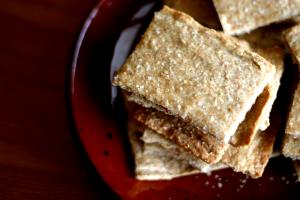 1 Cup Crushed Whole Wheat and Bran Crackers