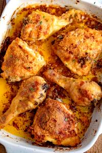 1 Cup Diced Baked or Fried Coated Chicken Drumstick Skinless (Coating Eaten)