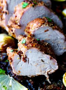 1 Cup Diced Baked Tenderloin Pork