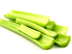 1 Cup Diced Celery (with Salt, Drained, Cooked, Boiled)