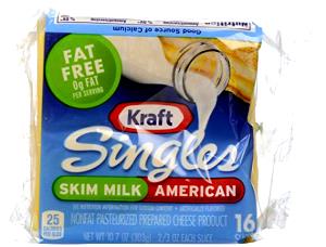 1 Cup Diced Fat Free American Cheese