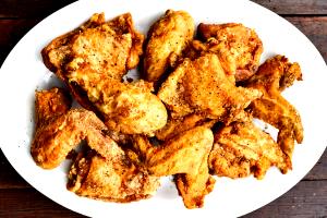 1 Cup Diced Fried Chicken No Coating (Skin Eaten)