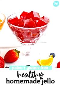 1 Cup Diet Gelatin Dessert with Fruit (Sweetened with Low Calorie Sweetener)