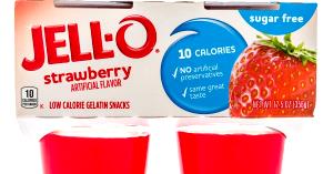 1 Cup Diet Jelly (Sweetened with Artificial Sweetener)