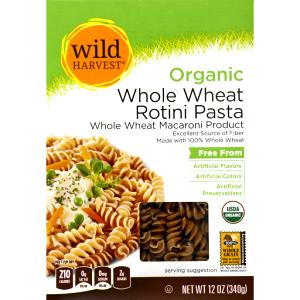 1 cup dry (56 g) 100% All Natural Whole Wheat Rotini