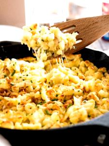 1 cup dry (62.5 g) Cheese Spaetzle