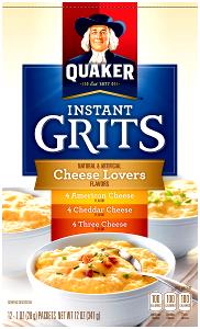 1 Cup, Dry, Yields Instant Grits with Cheese