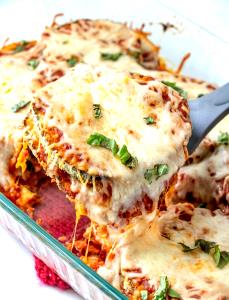 1 Cup Eggplant Parmesan Casserole