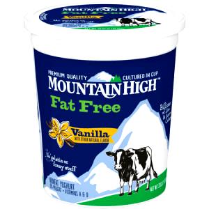 1 cup Fat Free Vanilla Yogurt