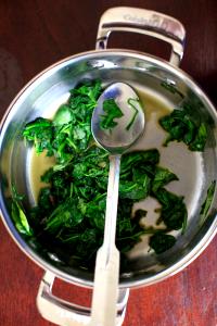 1 Cup Frozen, Chopped Cooked Spinach (from Frozen, Fat Added in Cooking)