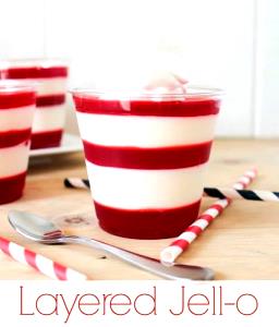 1 Cup Gelatin Dessert with Whipped Cream