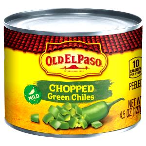 1 Cup Green Chili Peppers (Canned)