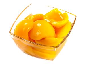 1 Cup Halved Or Sliced Peaches (Solids and Liquids, Extra Light Syrup, Canned)