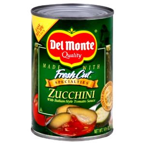 1 Cup Italian Style Zucchini (Canned)