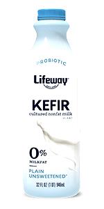 1 Cup Kefir, Non Fat, Plain