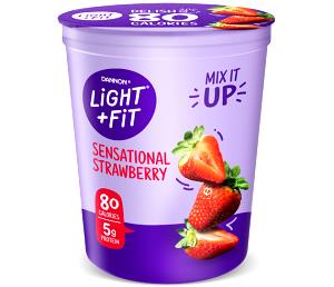 1 Cup Light & Fit Nonfat, Quart Size, Strawberry Yogurt