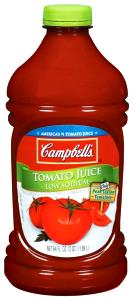 1 Cup Low Sodium Tomato Juice