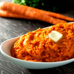 1 Cup Mashed Cooked Carrots (Fat Not Added in Cooking)