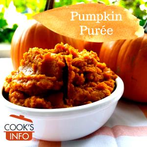 1 Cup Mashed Cooked Pumpkin (from Frozen)