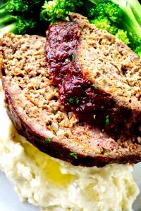 1 Cup Meat Loaf with Beef, Veal and Pork