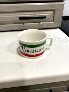 1 Cup Minestrone Soup, Microwaveable Bowl, Rts