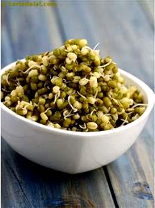 1 Cup Mung Bean, Sprouted, Boiled W/Salt