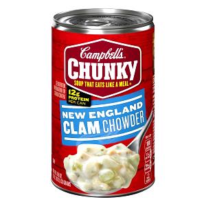 1 Cup New England Clam Chowder, Chunky