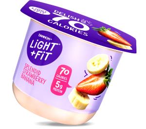 1 cup Nonfat Yogurt - Strawberry Banana