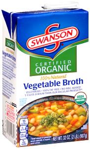 1 Cup Organic Vegetable Broth