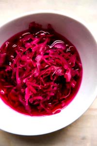 1 Cup Pickled Red Cabbage