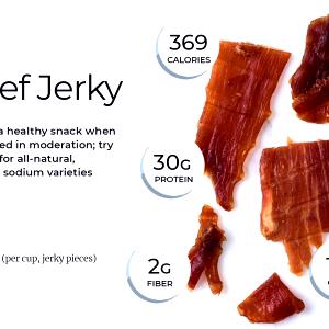 1 Cup Pieces Beef Jerky