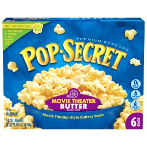 1 Cup Popcorn, Movie Theater Butter, Popped