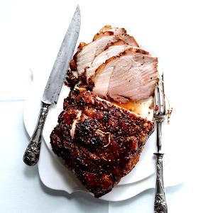 1 Cup Pork Shoulder, Whole, Roasted, Slf