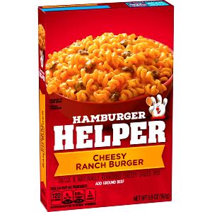 1 cup prepared (33 g) Hamburger Helper - Cheesy Ranch Burger