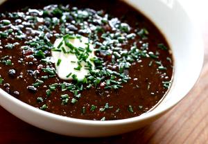 1 cup prepared (43 g) Hearty Soup - Black Beans & Rice