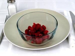 1 Cup Raspberries, Raw