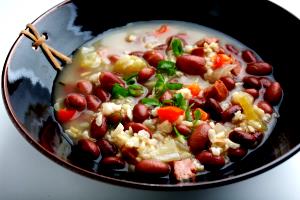 1 Cup Red Beans & Rice Lighten Up Soup