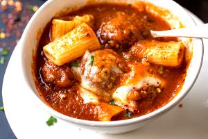 1 Cup Rigatoni & Meatballs Soup, Chunky