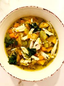 1 Cup Roasted Chicken Garden Herb Soup, Rts