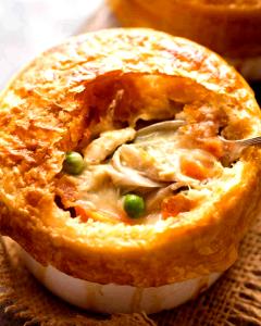 1 Cup Roasted Chicken Pot Pie