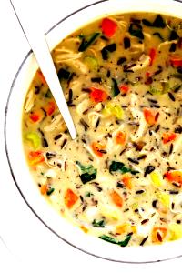 1 Cup Savory Chicken With White & Wild Rice Soup, Rts