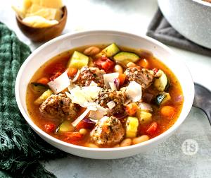 1 Cup Select Harvest, Mediterranean Style Meatball With Bowtie Pasta Soup