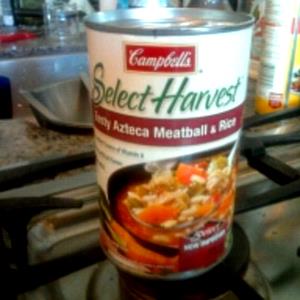 1 Cup Select Harvest, Zesty Azteca Meatball & Rice Soup